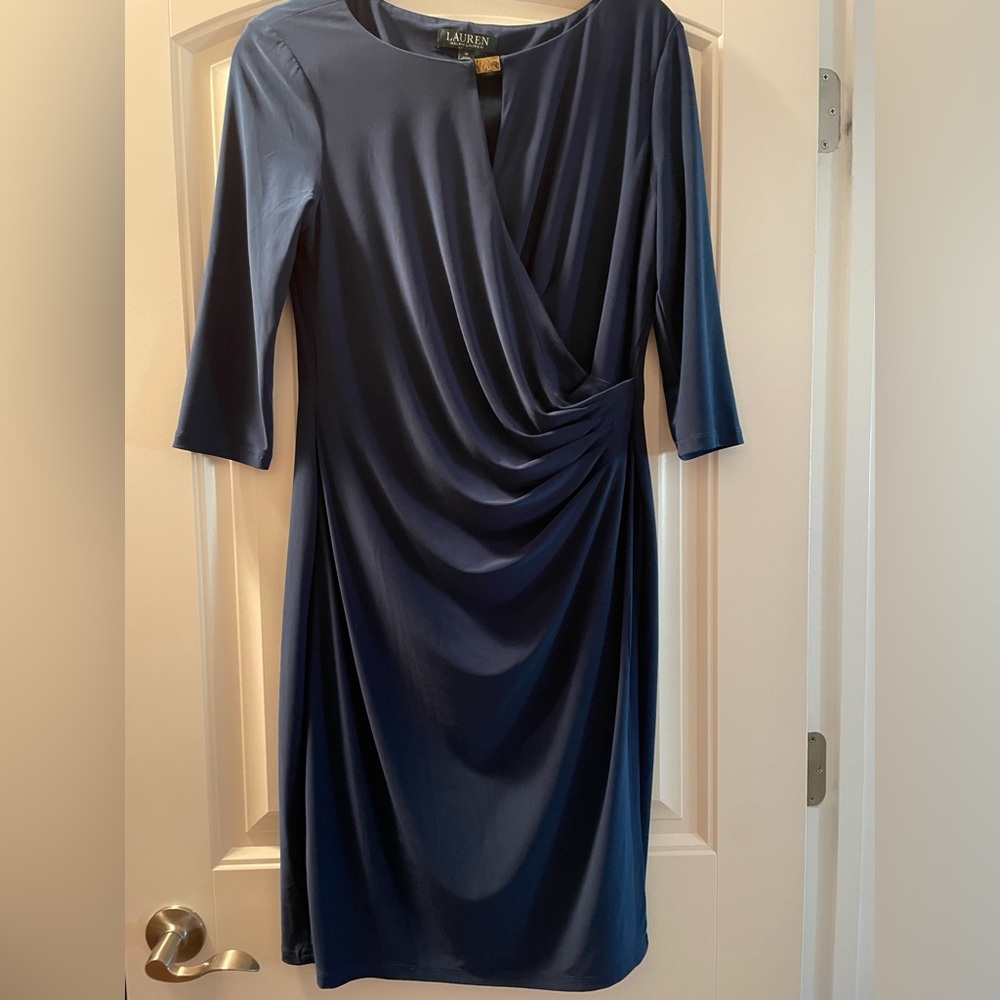 Ralph Lauren Blue Dress, size 12